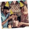 Abaodam 12 Pcs Glitter Birthday Hats for Party Photography Props Eye Catching Celebration Caps for Birthdays and Special Occasions view 3