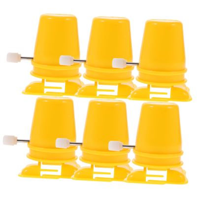 Beaupretty 6Pcs Plastic Wind Up Movement DIY Repair Parts for Clockwork Robots Replaceable Mechanism Accessories for Clay Craft Handmade Walking Supplies