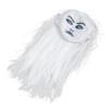 Beaupretty Scary White Hair Witch Mask for Halloween Party Ghost Festival Cosplay Costume Prop for Ladies with Horror Design view 1