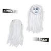 Beaupretty Scary White Hair Witch Mask for Halloween Party Ghost Festival Cosplay Costume Prop for Ladies with Horror Design view 4