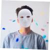 9pcs DIY White Paper Masks Hand Painted Face Masks for Masquerade Party Cosplay Accessories for Halloween Carnival Festival view 4
