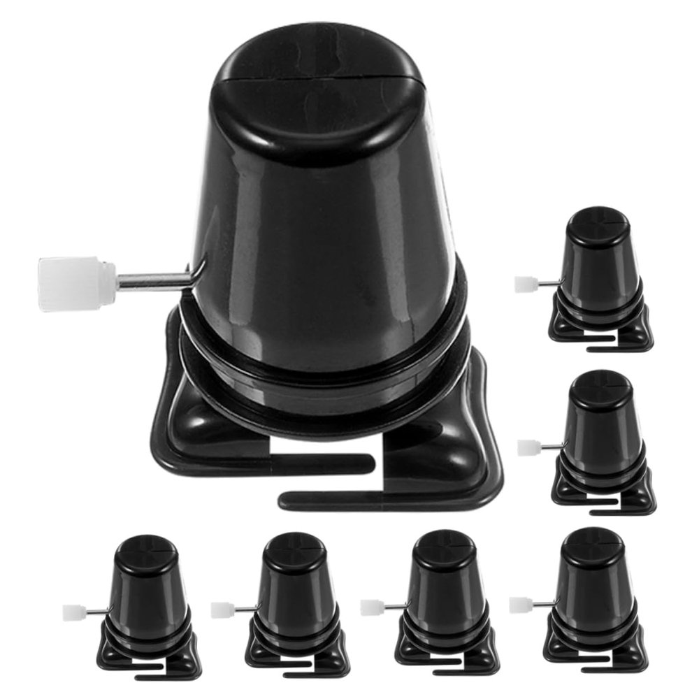 ibasenice 8pcs Plastic Clockwork Movement for DIY Accessories Reusable Compact Wind Up Parts for Handmade Robot Crafts and Clay Projects