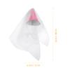 Abaodam Glitter Mesh Birthday Party Hat Pink Birthday Cone Hat for Girls Women, Princess Style Accessory, Delicate Craftsmanship for Adult Celebrations view 2