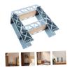 Abaodam Wooden Bridge Model for Train Compatible Wooden Train Track Accessory Bridge for Enhances Railway Layouts Educational for Logical Thinking and Creative Play view 3
