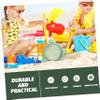 Abaodam Handheld Beach Sand Sifter for Lightweight Silicone Sand Sieve Plaything with Healthy Materials Portable Summer Vacation Essential to Enhance Creativity and Imagination view 4