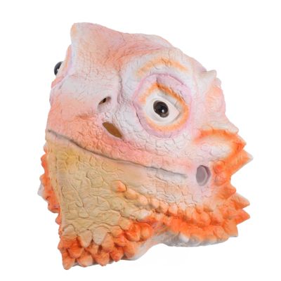 VICASKY Halloween Lizard Cosplay Mask Soft Latex Animal Headpiece for Parties and Masquerade Unique Comfortable Headdress for Costume Props