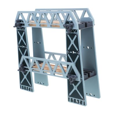 Wakauto Wooden Train Bridge Model Detachable Accessory for Creative Layout Compatible with Wooden Train Wood Construction