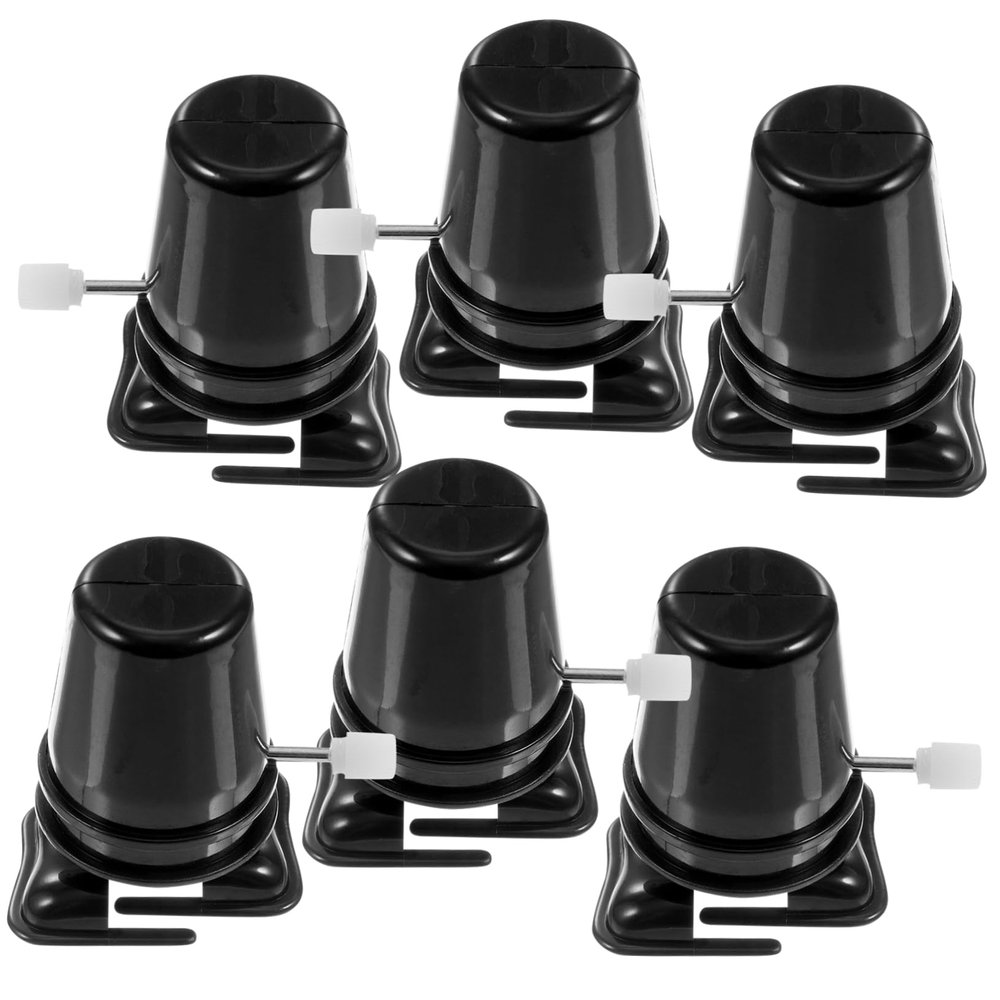 Yardwe 6Pcs Plastic Wind Up Movement for DIY Clay Craft Clockwork Mechanism Kit for Plaything Transparent Small Robot Accessories for Handmade Modeling