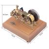 Mini Hit & Miss Gasoline Engine Model - Brass/Stainless Steel Desktop Engine with Speed Limit & Exposed Gears for Collectors, Education Display Gifts view 3
