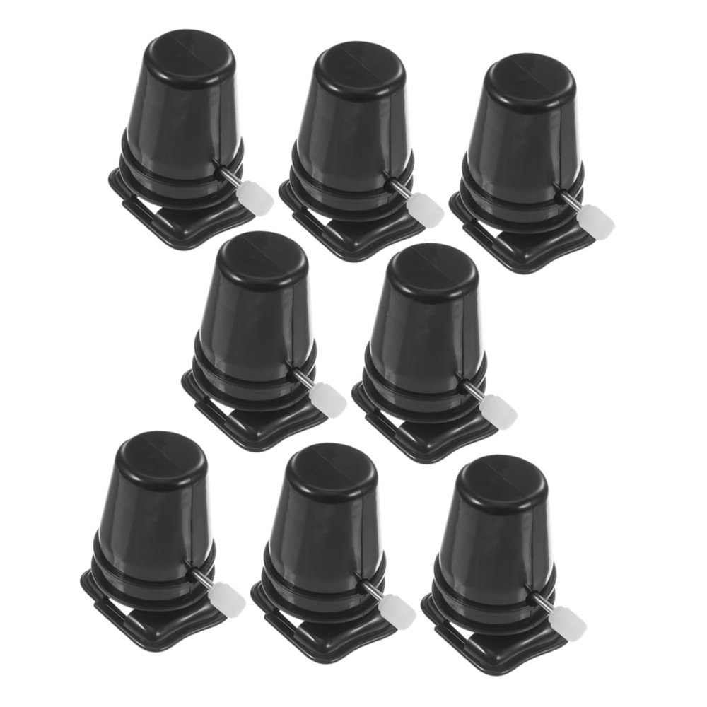 MERRYHAPY 8pcs DIY Clockwork Movement Kit Plastic Replacement Mechanism for Handmade Wind Up Robot Compact Clockwise Gear Parts for Clay Craft Accessories and Movable Making