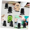MERRYHAPY 8pcs DIY Clockwork Movement Kit Plastic Replacement Mechanism for Handmade Wind Up Robot Compact Clockwise Gear Parts for Clay Craft Accessories and Movable Making view 3