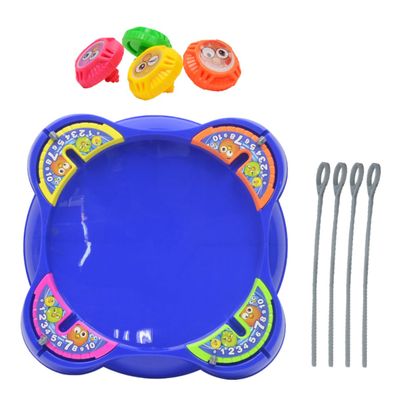 Kisangel Pressure Relief Gyro for Tops with Spinning Gyros and Launchers Interactive Desktop Game for Boys and Cognitive and Outdoor Play Gift