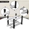1/64 Parking Lot Scene Display Case,Diecast Car Garage,Layout Organizer,Resin Alloy Car Model Toy Display Stand Desktop Decor, Black view 2