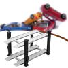 1/64 Parking Lot Scene Display Case,Diecast Car Garage,Layout Organizer,Resin Alloy Car Model Toy Display Stand Desktop Decor, Black view 3