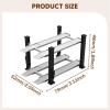 1/64 Parking Lot Scene Display Case,Diecast Car Garage,Layout Organizer,Resin Alloy Car Model Toy Display Stand Desktop Decor, Black view 4
