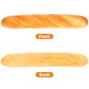 Gatuida Fake Bread 13. 77 Inch Artificial Baguette Simulation Food Model Decoration Kitchen Prop, Pu Lengthened Bread Display for Bakery and Home Decor view 4