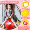 Threan 6 Pcs Hopper Ball for Kids 3-6, 18 Inch Unicorn Bouncy Ball with Handle Unicorn Jumping Inflatable Bouncing Hopper Carnival Outdoor Toys for Girls Boys Toddler Children Gifts view 4