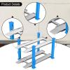 1/64 Parking Lot Scene Display Case,Diecast Car Garage,Layout Organizer,Resin Alloy Car Model Toy Display Stand Desktop Decor, Blue view 2