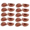 Alipis 20Pcs Miniature Plastic Cowboy Hats Small Brown Doll Hats Crafts Decoration Home Decor Party Props view 1