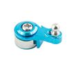 25T Metal Adjustable Damping Servo Arm Compatible with 1/10 Scale RC Crawler Cars Upgrade Parts Compatible with TRX6 Models Servo Horn(Sky Blue) view 1