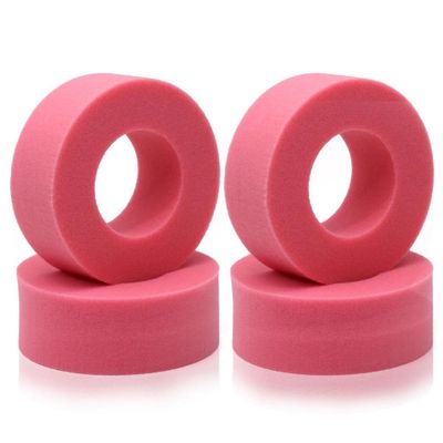 105mm Blue Soft Foam Tires Fits 1.9 2.2 Inch Wheels Compatible with 1 10 Scale RC Crawler Cars Like 90046 TRX6 Gen8 and Similar Models(4pcs Light red)