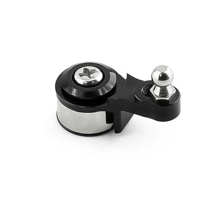 25T Shift Servo Arm Aluminum Upgrade Part Compatible with 1/10 Scale RC Crawler TRX6(Black)