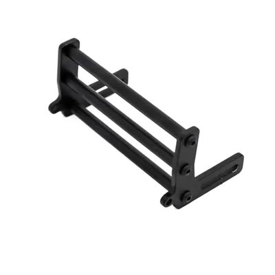 1Set Universal Metal Front Bumper Compatible with 1 10 Scale RC Rock Crawler Car Compatible With 90046 Chassis(Black)