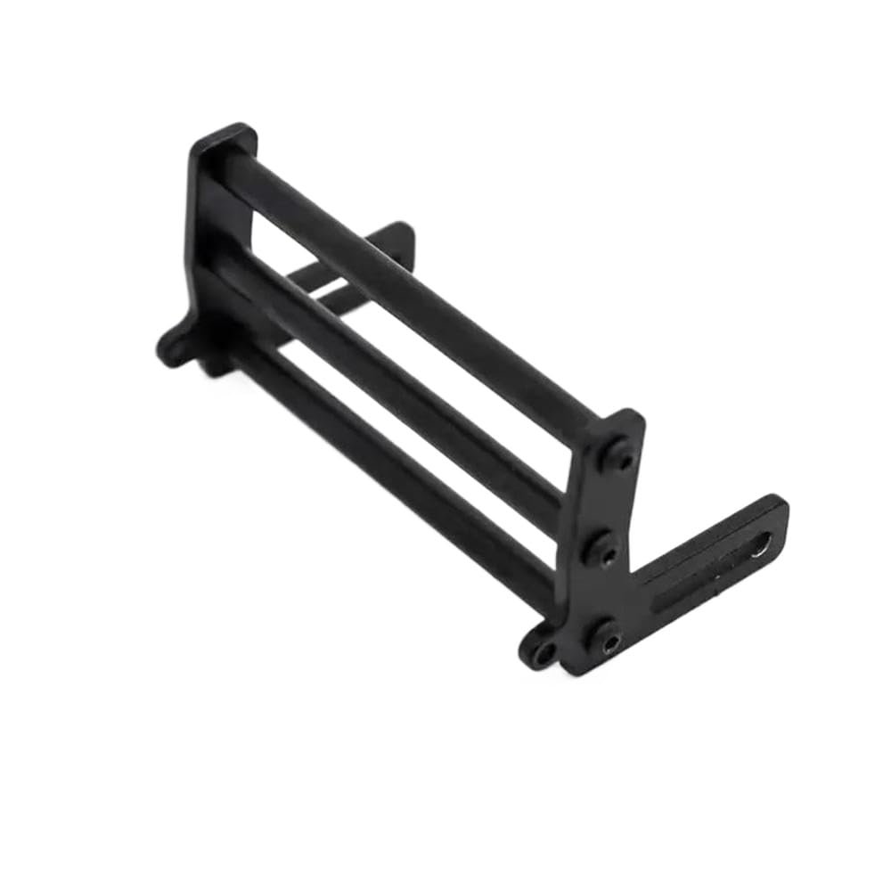 1Set Universal Metal Front Bumper Compatible with 1 10 Scale RC Rock Crawler Car Compatible With 90046 Chassis(Black)