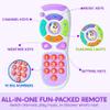 JOYIN Baby Learning Phone and Remote Toy for Toddler, Fun Smartphone Toys with Music for Infants, Boys or Girls, Holiday Stocking Stuffers, Kids Birthday Gift view 2
