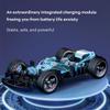 1/28 RC Drift Car Mini, 2.4G Full-Proportional Unique Body RWD Remote Control Sports Car, Electric Dual-Speed Modes RC Racing Cars Outdoor Toy Gift -RTR/Hall Rechargeable view 4