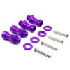 4pcs 12mm Wheel Hex to 17mm Lengthened 30MM Thickening Aluminum Adapter Compatible with 1 10 Scale RC Car Buggy Bigfoot Compatible with 1 8 Tires(Purple) view 1