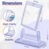 1Pcs Magnetic Card Holders for Trading Card, Baseball Card Protectors with 1 Stands, 35pt Acrylic Hard Card Sleeves Case for Sports Cards, Game Cards, Standard Cards Storage and Display view 2