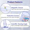 1Pcs Magnetic Card Holders for Trading Card, Baseball Card Protectors with 1 Stands, 35pt Acrylic Hard Card Sleeves Case for Sports Cards, Game Cards, Standard Cards Storage and Display view 3