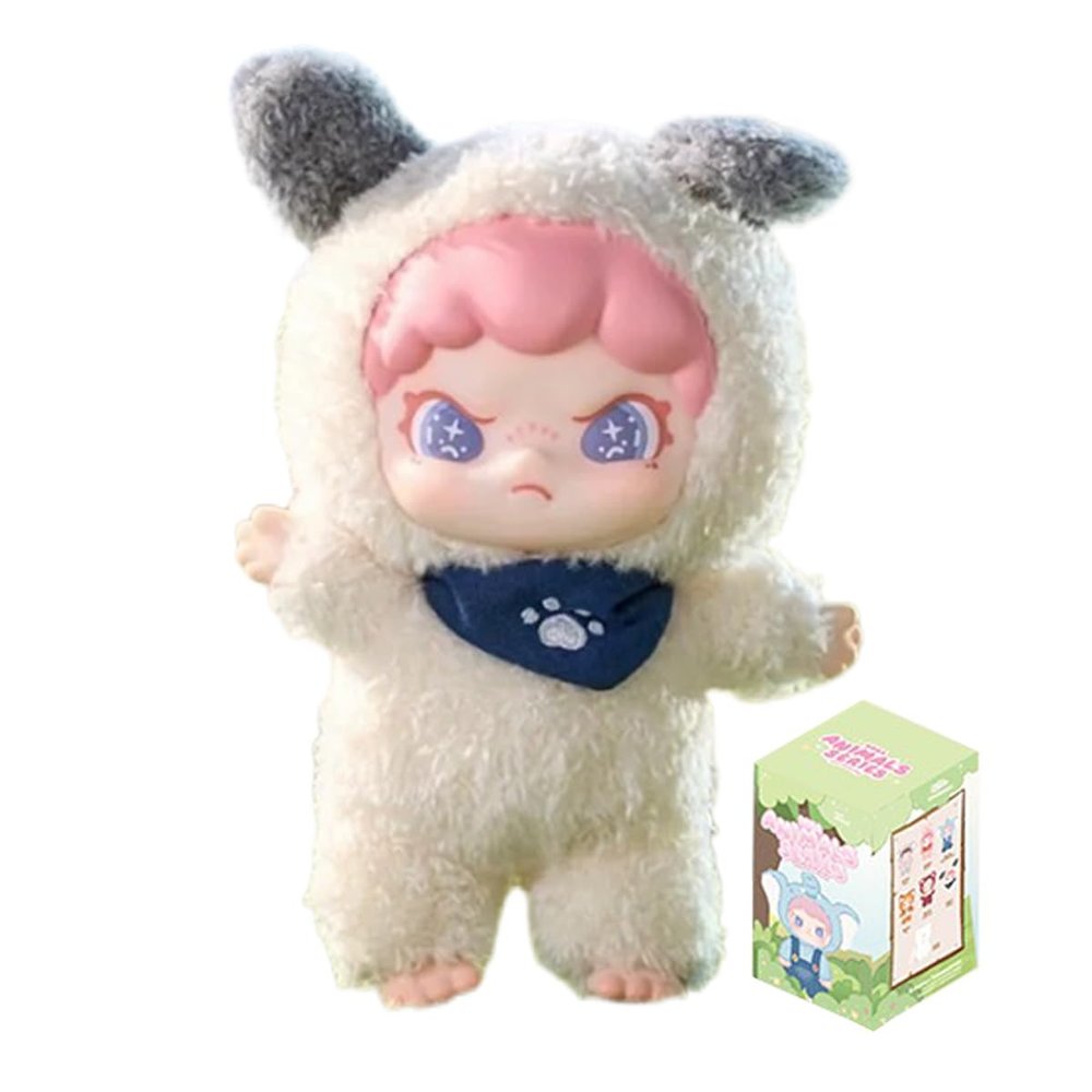 Aven Rabbit Dora Animals Series Blind Box Action Figures Mystery Box Cute Random Toys ChristmasBirthday Gift Collectible Toy for Desktop Ornaments, 1PC