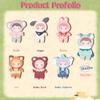 Aven Rabbit Dora Animals Series Blind Box Action Figures Mystery Box Cute Random Toys ChristmasBirthday Gift Collectible Toy for Desktop Ornaments, 1PC view 2