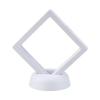 50 Pcs Square 3D Floating Frames  Home Decoration Holders for Jewelry, Coins, Shells & Gem Specimens(White) view 1