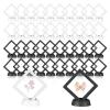 50 Pcs Square 3D Floating Frames  Home Decoration Holders for Jewelry, Coins, Shells & Gem Specimens(White) view 3
