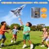 SainSmart Jr. Rocket Launcher for Kids - Upgraded Version, 200 ft Self Launching Motorized Rocket Toy with LED and Safety Parachute, Outdoor Toys for Ages 8-12, Birthday Gift for Kids Boys & Girls view 3