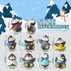Macarrie 20 Pcs Mini Penguin Figurines Cute Penguin Characters Toys Collection Playset Christmas Winter Cartoon Figures Cake Decoration for Boy Girl Birthday Landscape Party(Elegant Style) view 2