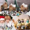Macarrie 20 Pcs Mini Penguin Figurines Cute Penguin Characters Toys Collection Playset Christmas Winter Cartoon Figures Cake Decoration for Boy Girl Birthday Landscape Party(Elegant Style) view 4