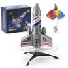 SainSmart Jr. Rocket Launcher for Kids - Upgraded Version, 200 ft Self Launching Motorized Rocket Toy with LED and Safety Parachute, Outdoor Toys for Ages 8-12, Birthday for Kids view 1