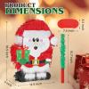 Birchio Christmas Santa Claus Pinatas Bundle with a Blindfold and Bat (Small Size 17x12.5x4 Inches), Holiday Theme Piata, Christmas Party Supplies, Xmas Piata, Party Decoration Games view 2