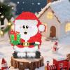 Birchio Christmas Santa Claus Pinatas Bundle with a Blindfold and Bat (Small Size 17x12.5x4 Inches), Holiday Theme Piata, Christmas Party Supplies, Xmas Piata, Party Decoration Games view 4