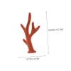 CATIEBYE 100pcs Flocking Deer Antlers Hair Clips DIY Accessories for Costume Party Festival Carnival Brown Antlers Headband Craft Decorations and Lightweight view 4