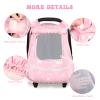 Baby Car Seat Cover for Girls, Infant CarSeat Covers with Mesh Man Fai Sky, Multi-Functional Newborn Canopy Breathable for Summer Winter, Windproof & Universal Fit, Flower view 4