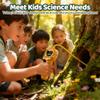 Dinosaur Borescope Snake Camera Toy: Kids Outdoor Toy Kits, Camping Exploration Portable Toy with Lights & 2.4" Screen, Educational STEM Birthday Gift for Boys & Girls 4 5 6 7 8 9 10-Year-Old view 2