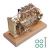 12cc Vertical 4-Cylinder OHV Gasoline Engine Model - Water-Cooled Tractor Engine with Mechanical Governor & Complete Cooling System view 1