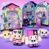 GobiDex Magnetic Doll House Playset for Girls, STEM Toddler Toys with 4 Scenes, Figures, Pets & Stickers  Great Birthday Gift for Kids Pretend Play view 1