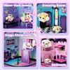 GobiDex Magnetic Doll House Playset for Girls, STEM Toddler Toys with 4 Scenes, Figures, Pets & Stickers  Great Birthday Gift for Kids Pretend Play view 3