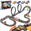 SUFICY Slot Car Race Track Set for Kids  29ft Electric Race Car Track with 4 Slot Cars, Dual Racing Tracks, Lap Counter & LED Overpass, Car Track Toy Gift for Boys Ages 612 view 1